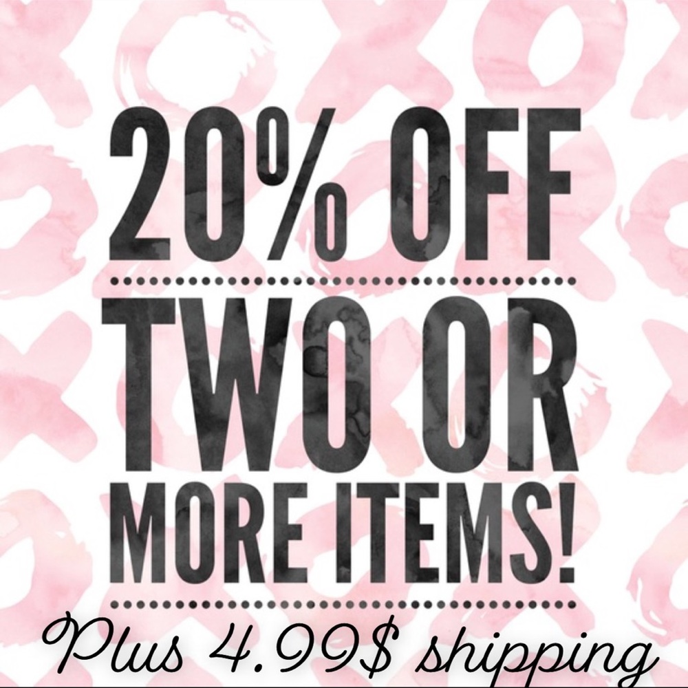 20% off 2 or more items!